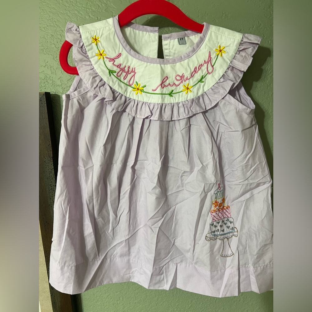 Little Louann Birthday dress.